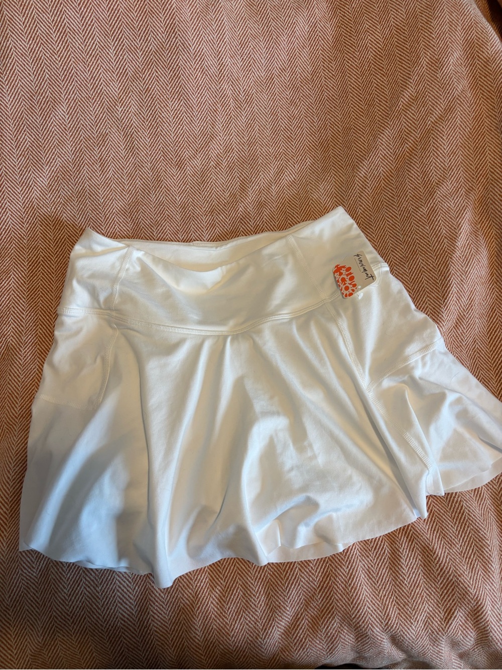 FP Movement by Free People White Circle Skater Skirt